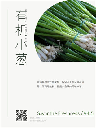 生鲜蔬菜封面海报模板