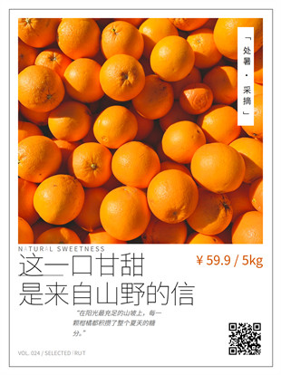 水果促销广告图模板